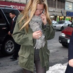 Women’s green military jacket size 6